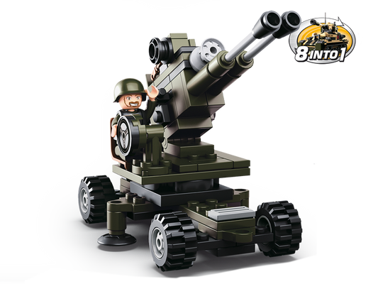 B0587E ARMY ARTILLERY 95 PCS C72