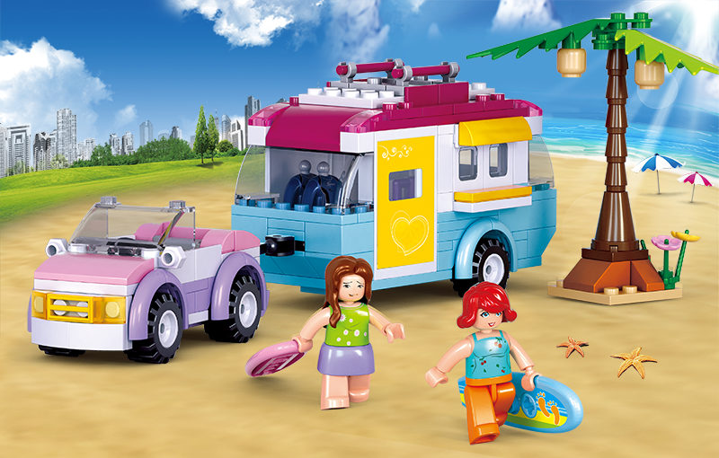 B0606 GIRLS DREAM CARAVAN 272 PCS C32