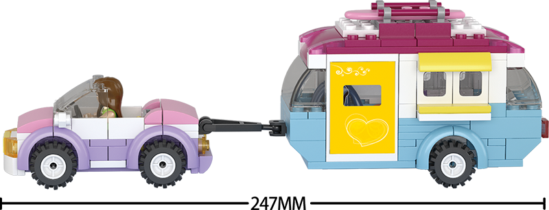 B0606 GIRLS DREAM CARAVAN 272 PCS C32