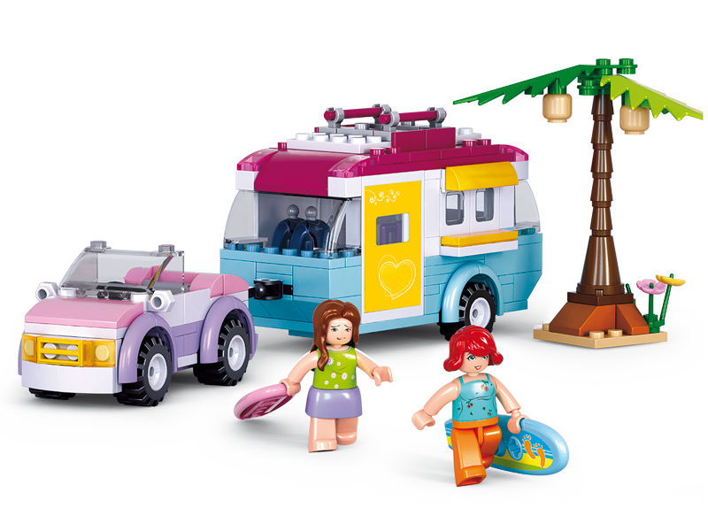 B0606 GIRLS DREAM CARAVAN 272 PCS C32