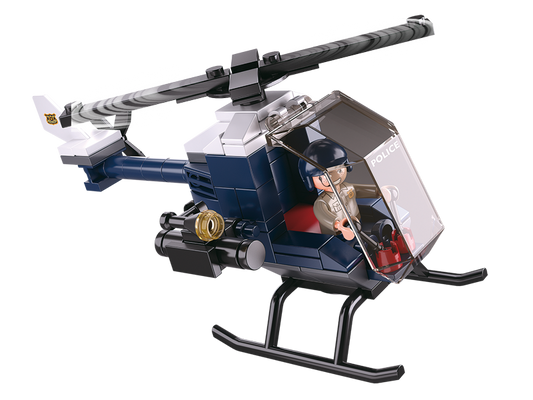 B0638B POLICE HELICOPTER 87 PCS C90