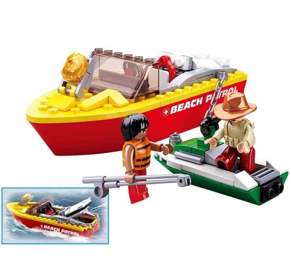 B0671 SURF BEACH PATROL RESCUE BOAT 129 PCS C48