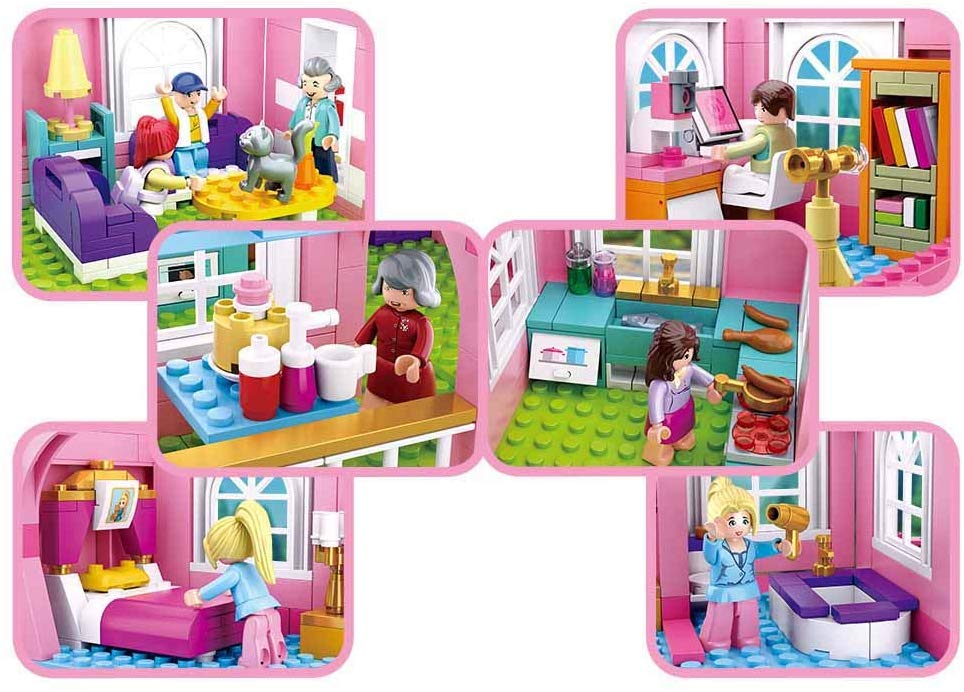 B0721 GIRLS DREAM VILLA 896 PCS C6