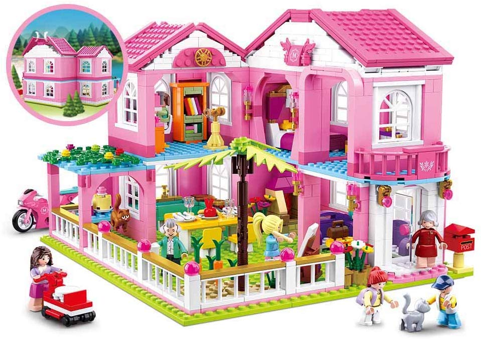 B0721 GIRLS DREAM VILLA 896 PCS C6