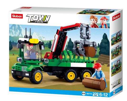 B0778 TOWN LOG TRAILER 209 PCS C32