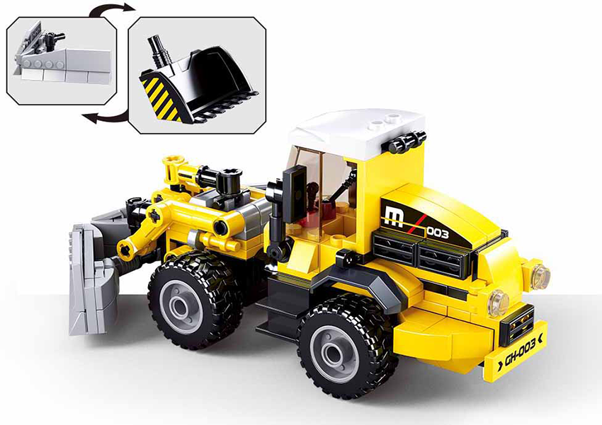 B0803 TOWN DOZER/PLOUGH 200 PCS C32