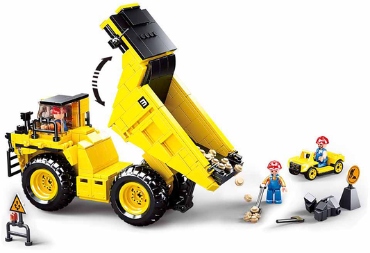 B0806 TOWN MINING DUMP TRUCK 416 PCS C12