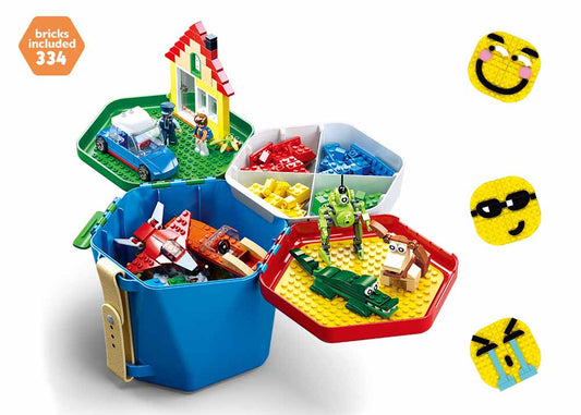 B0829 BRICKS BUCKET BOYS 334 PCS C12