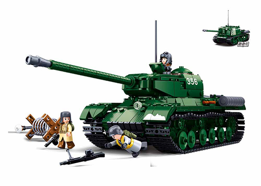 B0979 ARMY BATTLE OF BUDAPEST - IS2  HEAVY TANK 845 PCS C12