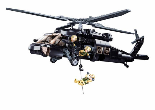 B1012 MB HELICOPTER BLACK HAWK 692 PCS AGES 8+ C12