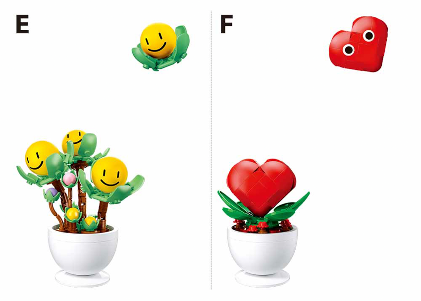 B1073 POTTED PLANTS/FLOWERS