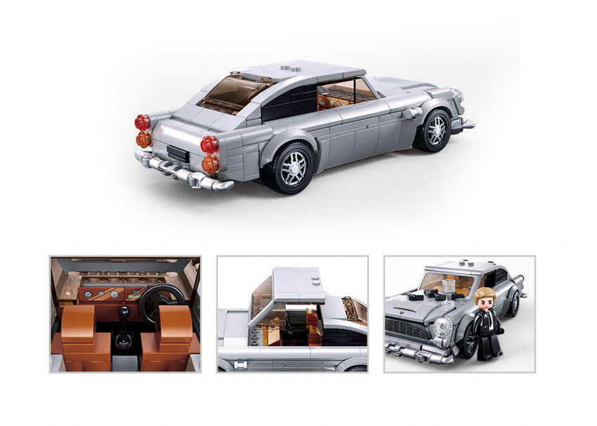 B1125 MB SPORTS CAR SILVER SCALE 1:32 325 PCS C16