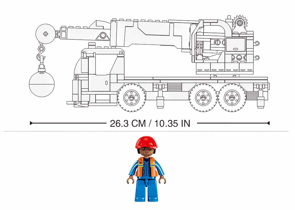 B1195 CRANE AND BALL 293 PCS C16