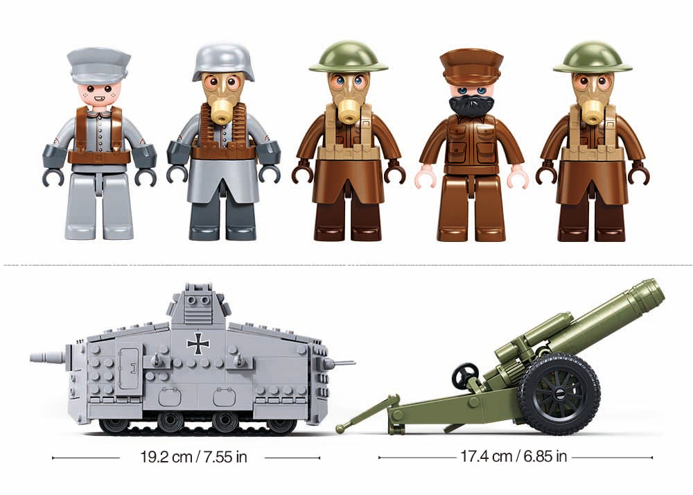 B1295 MB WW1 FOOKER DR-1S SCALE 1:35 281PCS